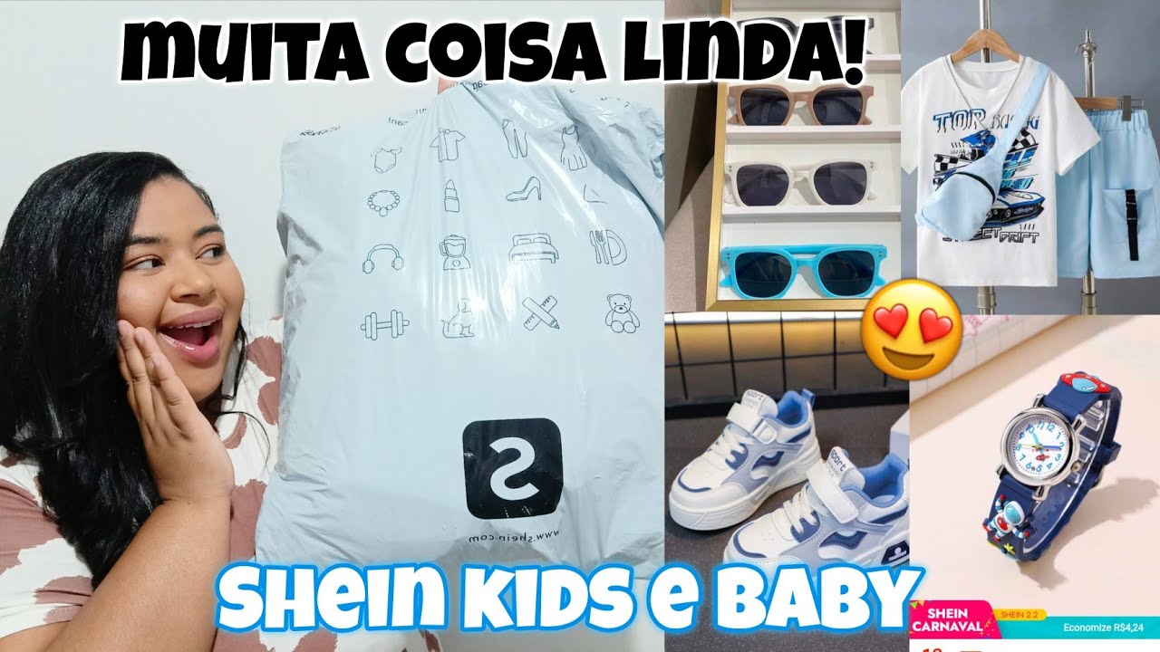 700 Reais💸 EM Roupas na SHEIN 😱 MUITOS RECEBIDOS PRAS CRIANÇAS- MUITA COSIA LINDA!