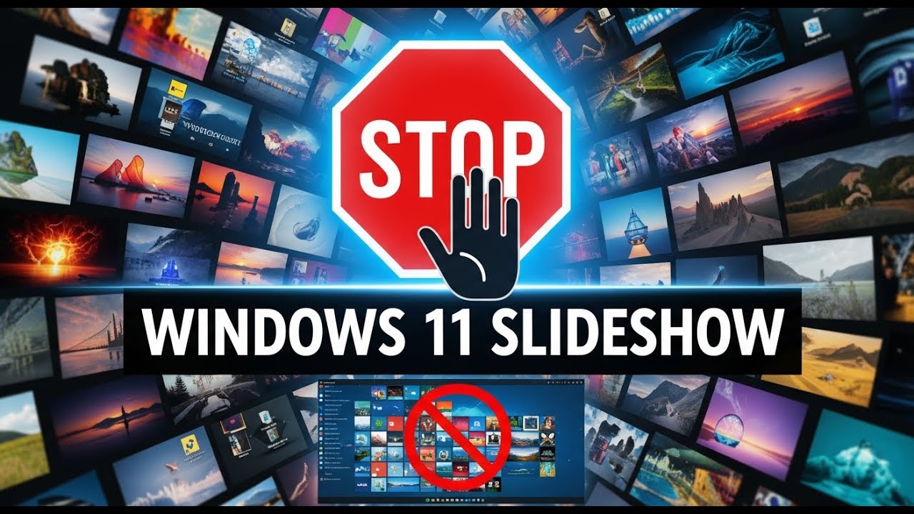 How to Disable Desktop Background Slideshow in Windows 11