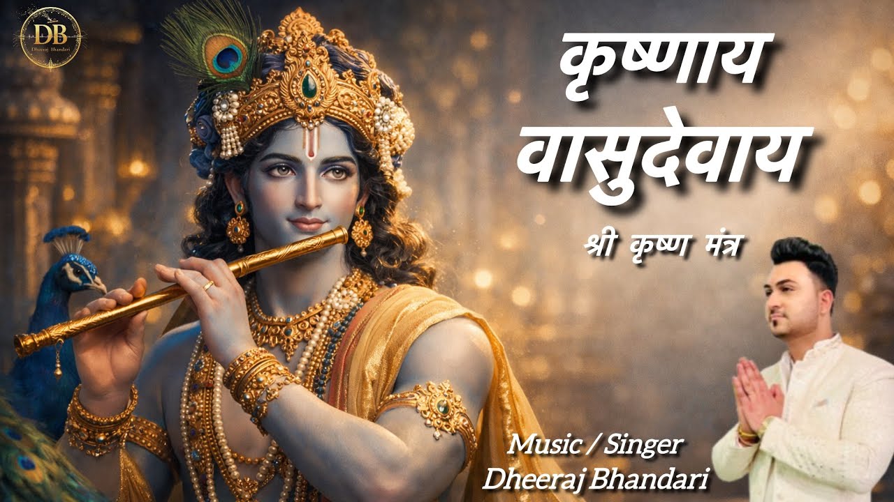 कृष्णाय वासुदेवाय मंत्र | Shri Krishna Mantra | Powerful Krishna Bhajan 2026 | Dheeraj Bhandari 2026