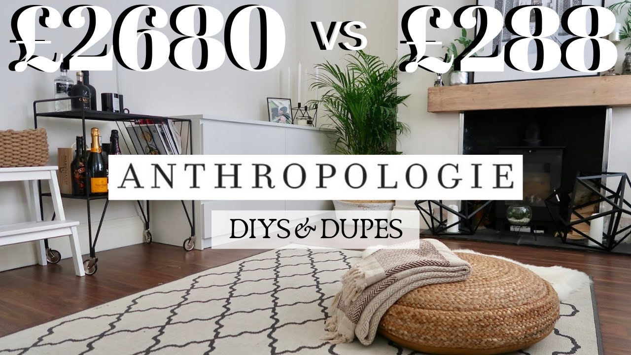 30 ANTHROPOLOGIE HOMEWARE DUPES & DIY HACKS