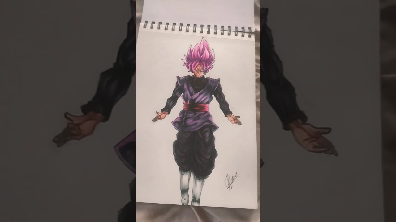 drawing goku black#gokublack #goku #dragonball #dragonballsuper #animedrawing #art