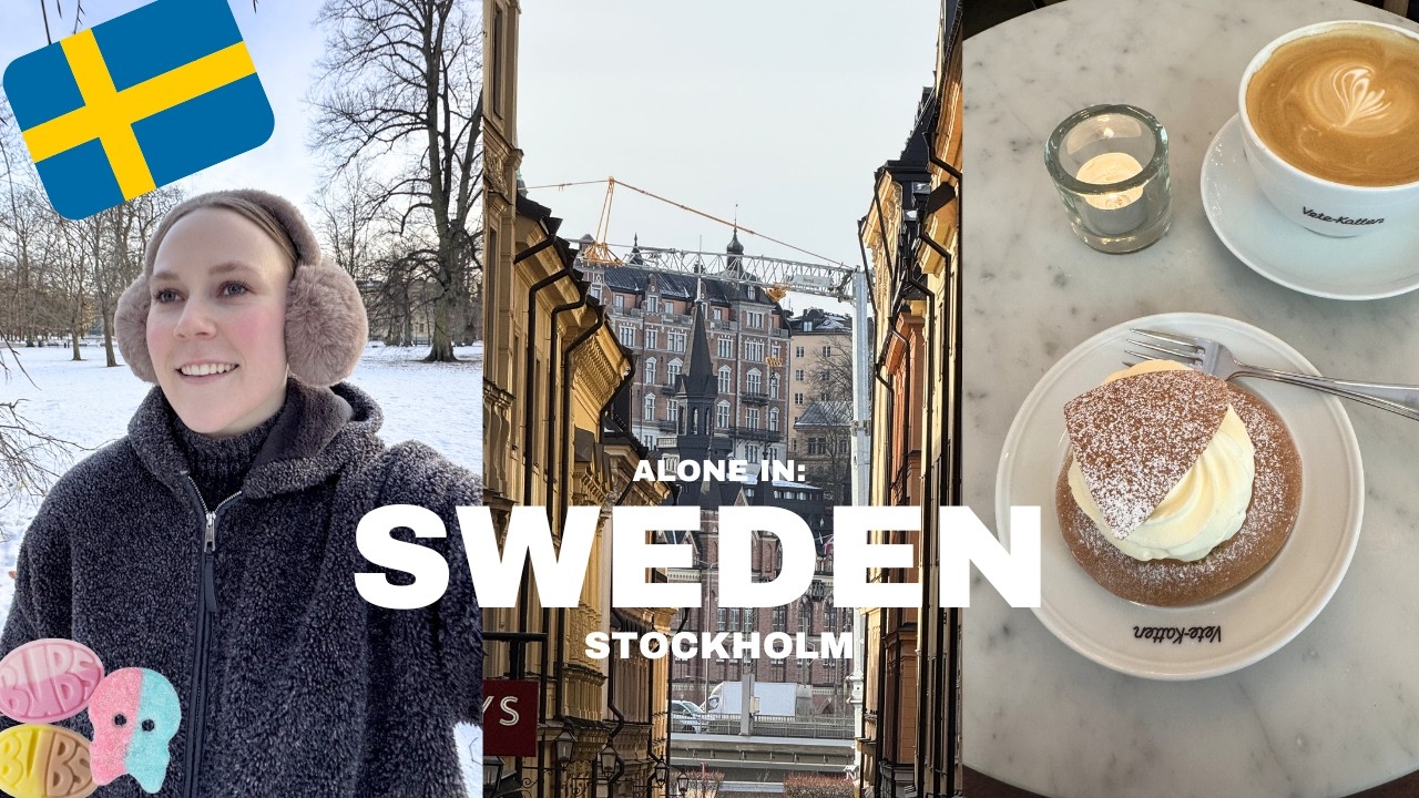 Одиночное путешествие по Стокгольму, Швеция 🇸🇪 | День 1: Исследование города