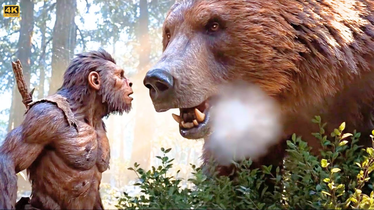 Life 3.1 Million Years Ago |  Ancient Humanoids Fighting Ancient GIANTS