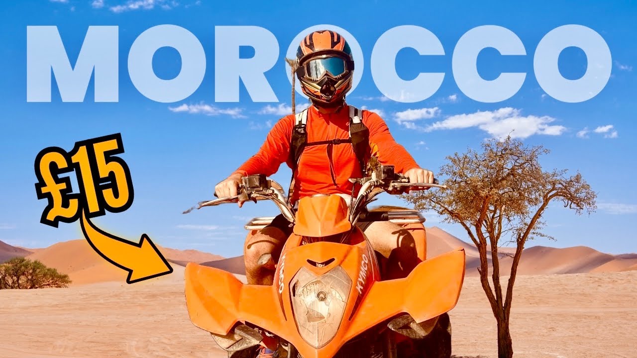 I WENT QUAD BIKING IN THE DESERT IN MOROCCO 🇲🇦🔥
