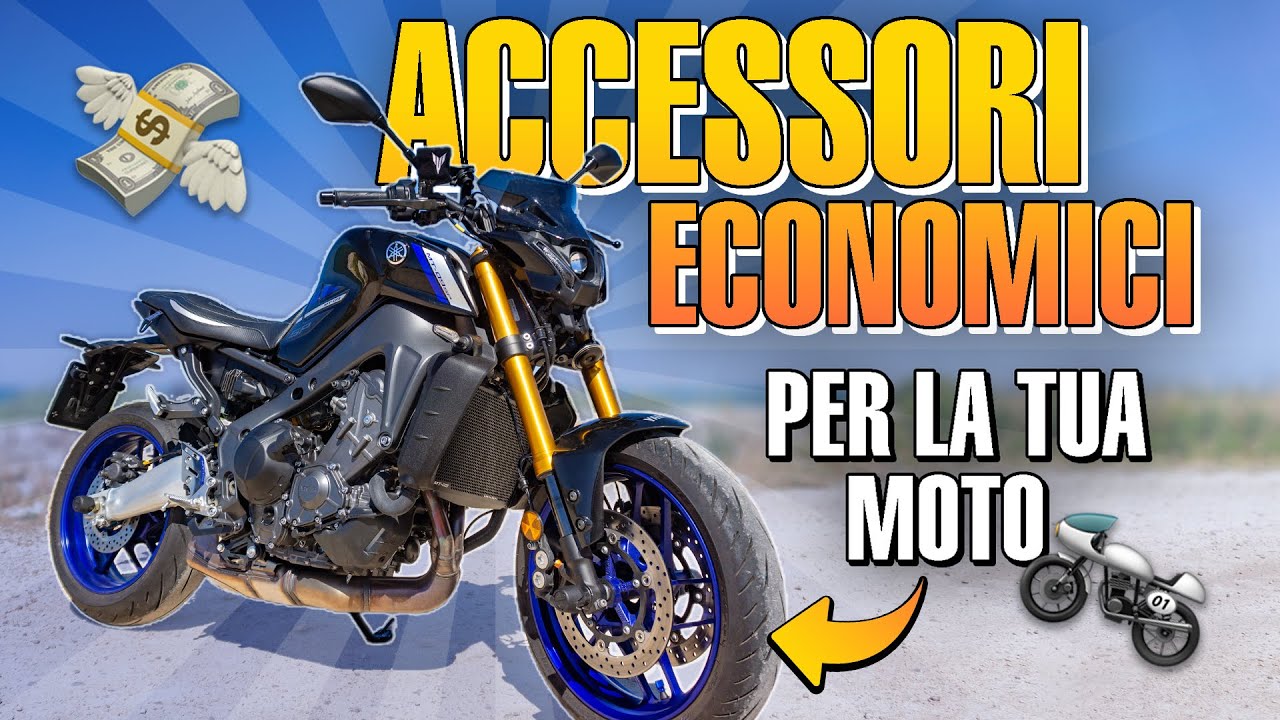 ACCESSORI MOTO ECONOMICI che DEVI AVERE - Yamaha MT 09 SP (2021-2022)