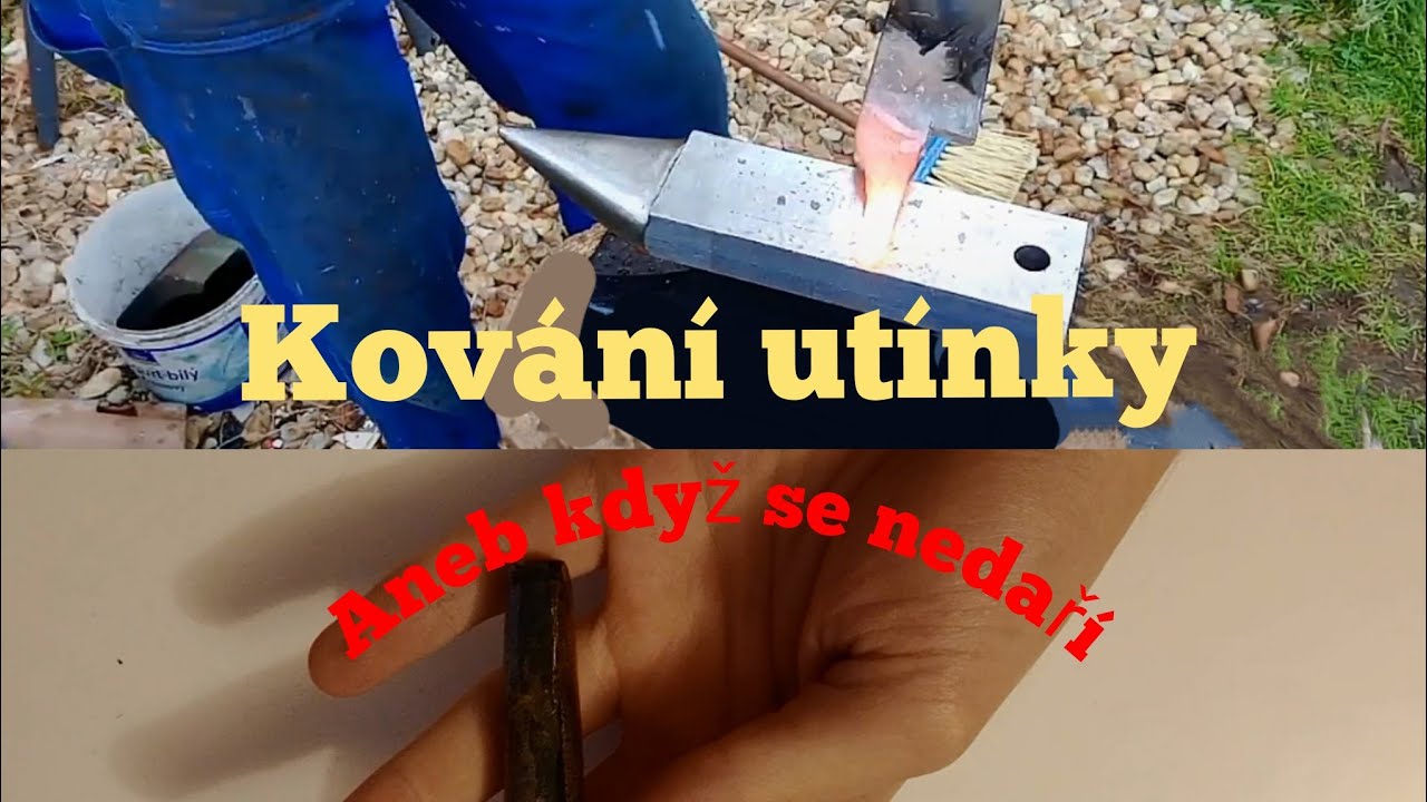 Kování utínky z listového pera,aneb když se nedaří