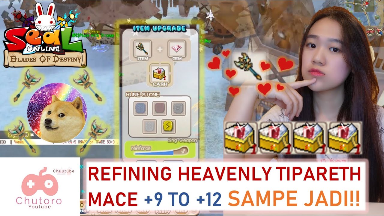 HEAVENLY TIPARETH MACE REFINE to +12 - Chutoro's KHILAF SERIES #11 (Seal Online BOD)