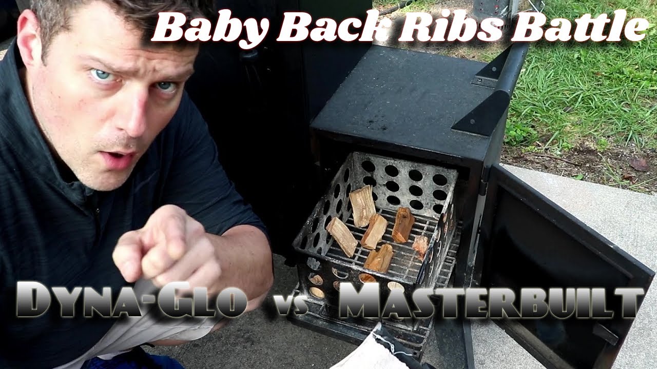 Baby Back Ribs Battle - DynaGlo Vertical Offset Smoker vs Masterbuilt Gravity Series 560