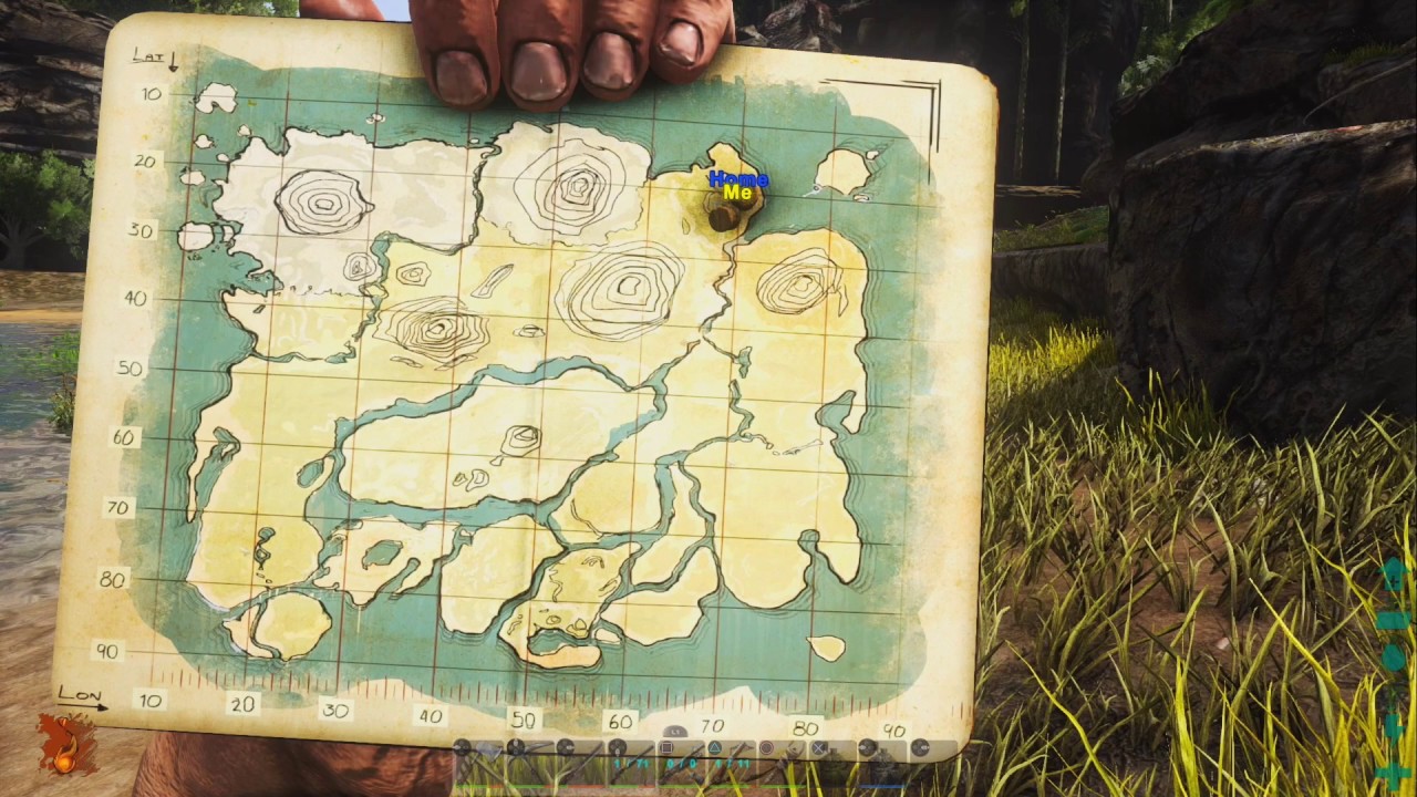 ARK PS4 🇩🇪 - Kartenmarkiereung - Tutorial ARK Survival Evolved Playstation 4 Deutsch