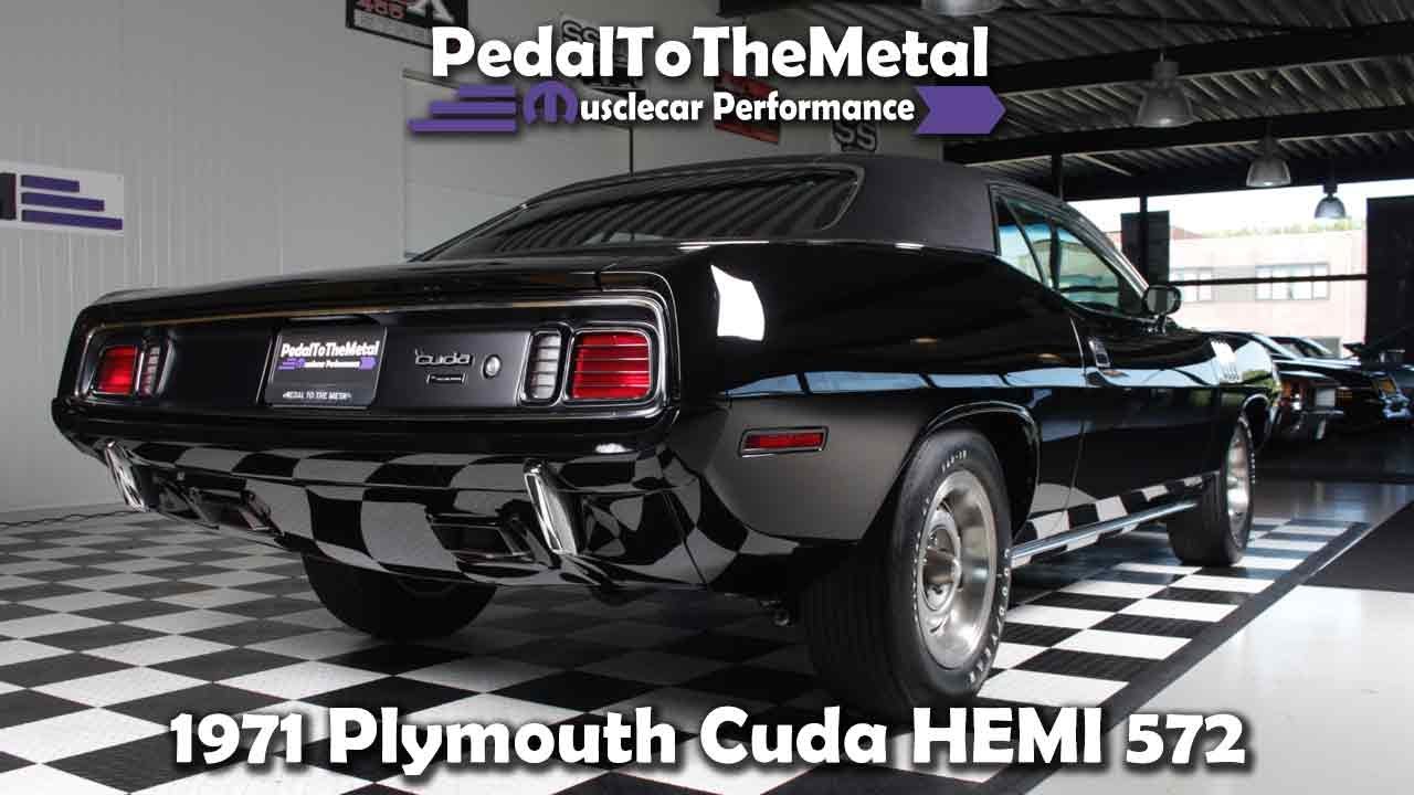 1971 Plymouth Cuda with a 572 HEMI with 740 HP! Completely new!