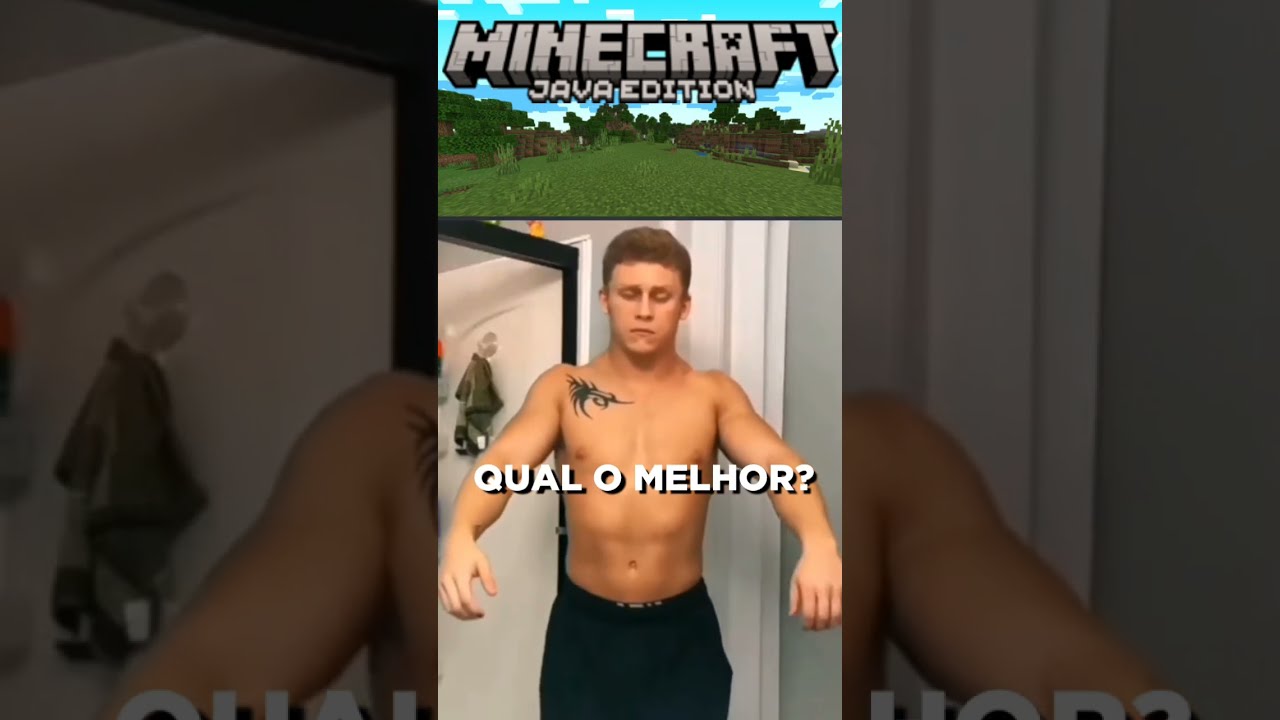 Minecraft JAVA vs Minecraft Bedrock, qual o MELHOR? #minecraft #mcpe