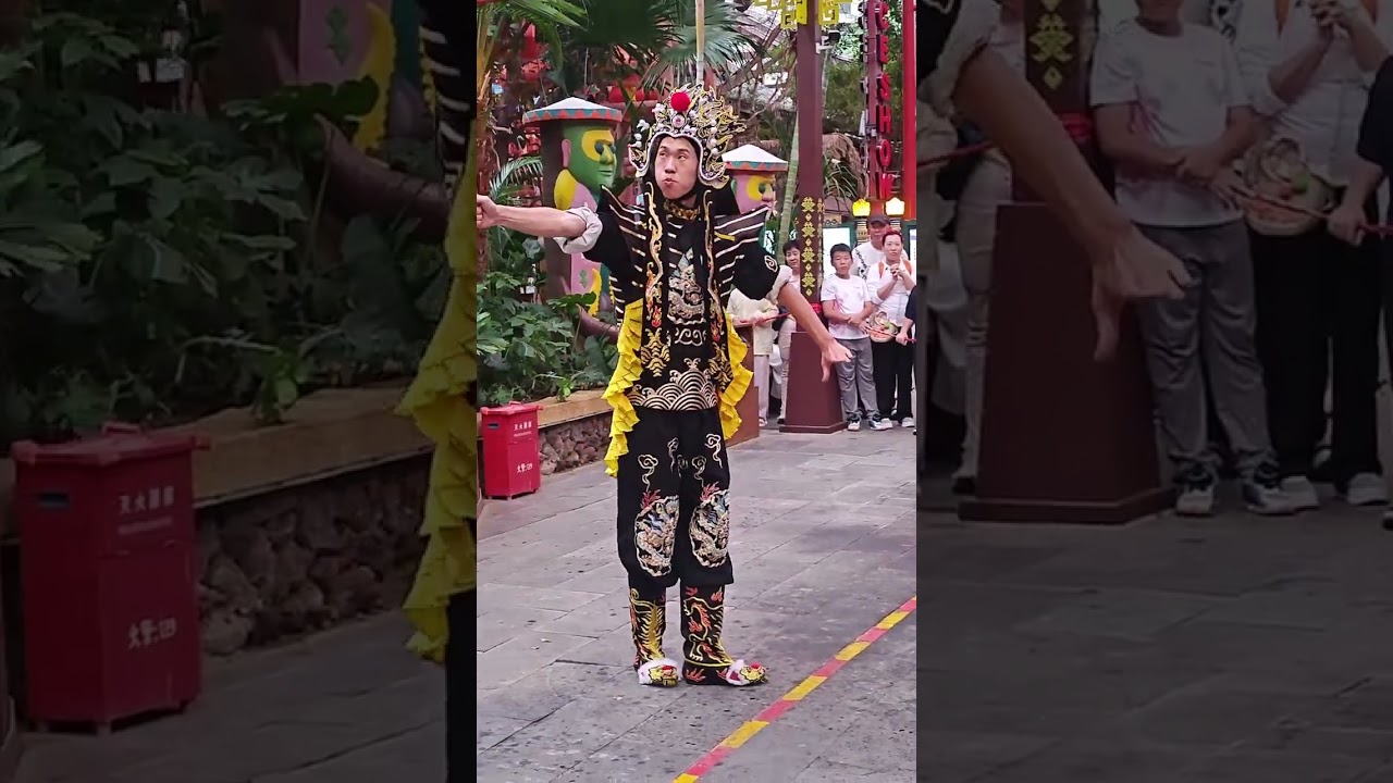 Ancient Street Performances in Shopping streets in  China