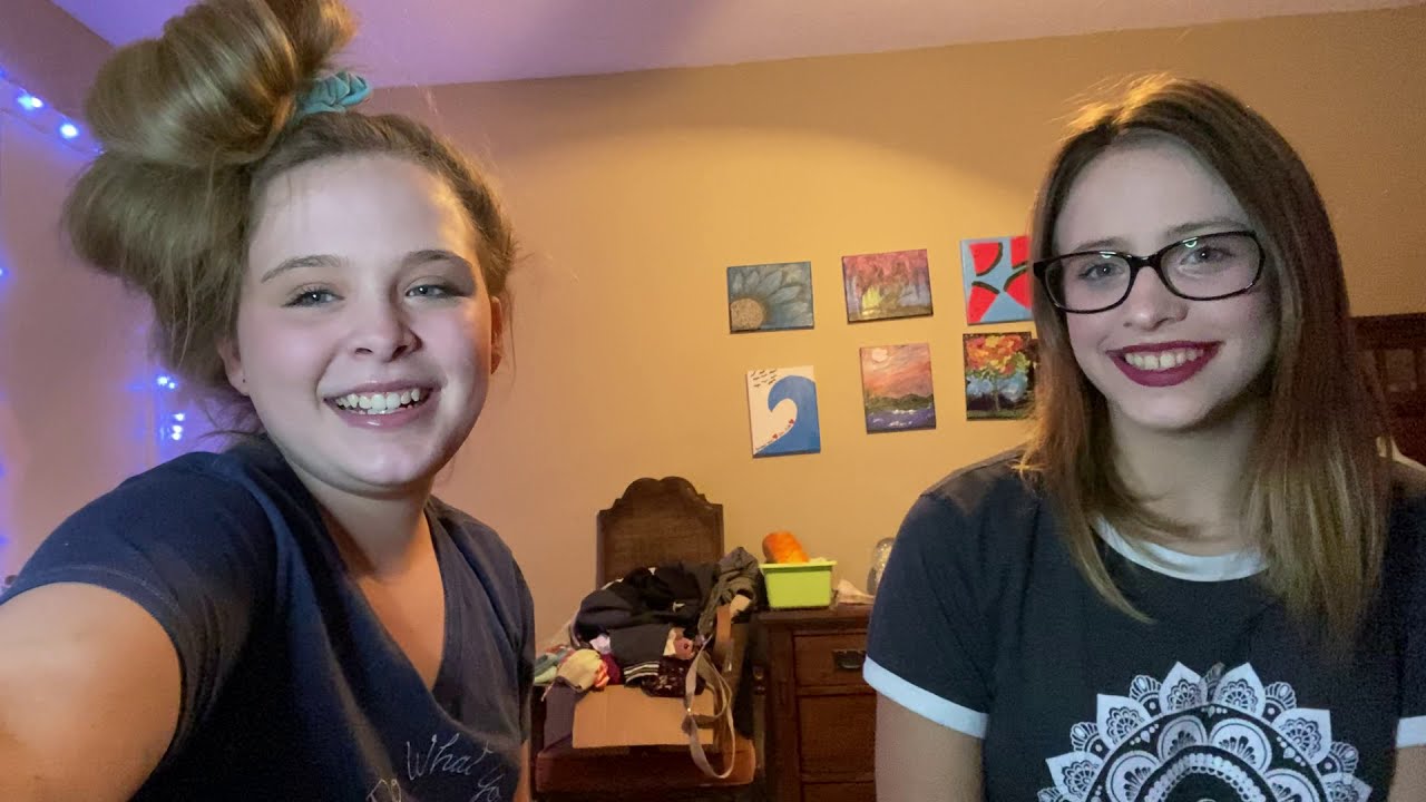 Doing my cousins makeup!!!