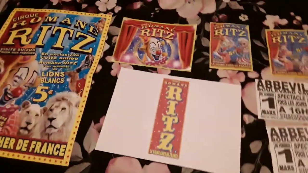Le cirque Romane Ritz à ABBEVILLE jusqu'au 10 mars 2024 ( nouveau spectacle  très bien et pas cher )