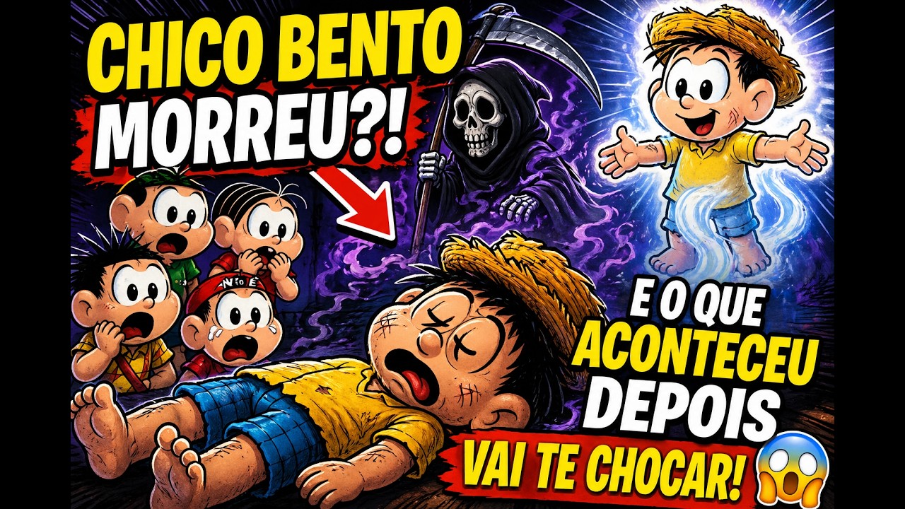 CHICO BENTO MORREU E VOLTOU DO ALÉM - QUADRINHOS DA MÔNICA #TurmadaMônica #ChicoBento #QTMC