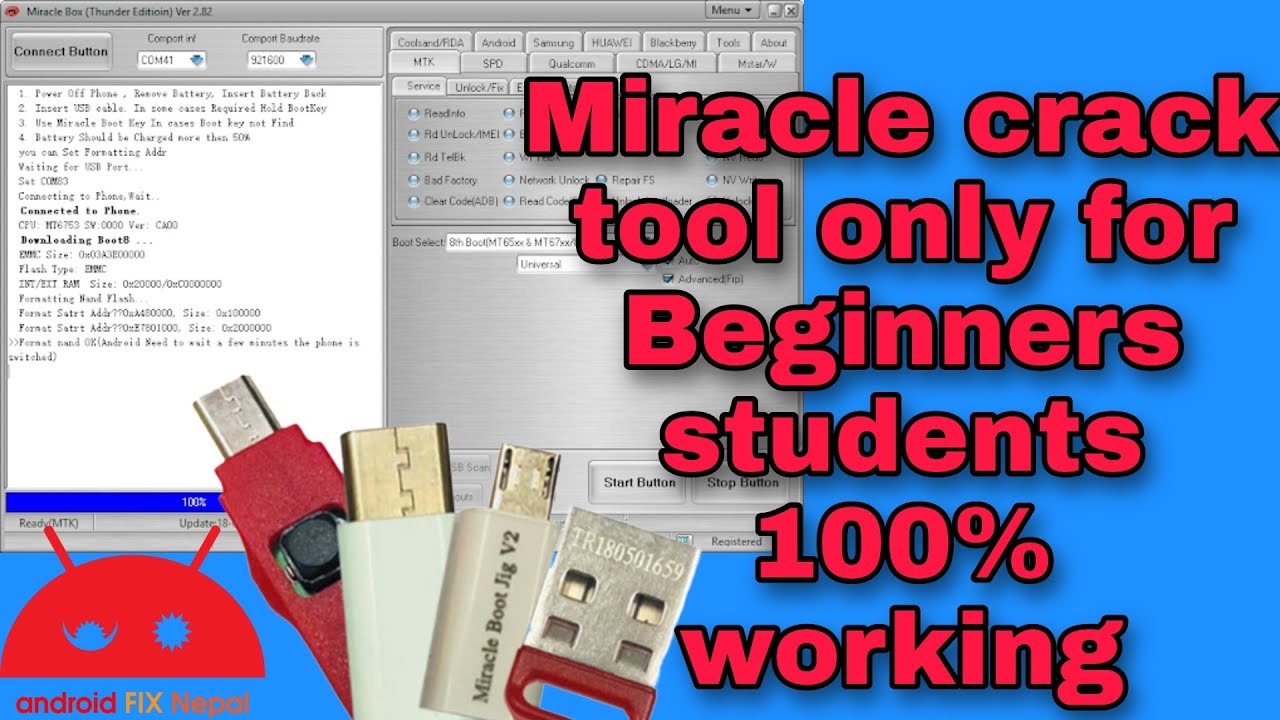 Miracle crack tool only for beginners students.