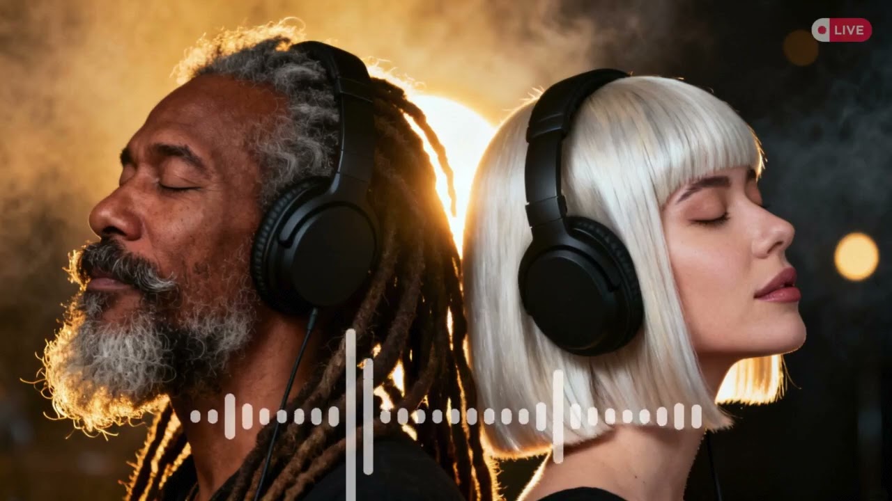Sia x Damian Marley Vibe: Kingston Night Rhythm 🌃💛💚❤️ | AI Cinematic Reggae Music Video 2025