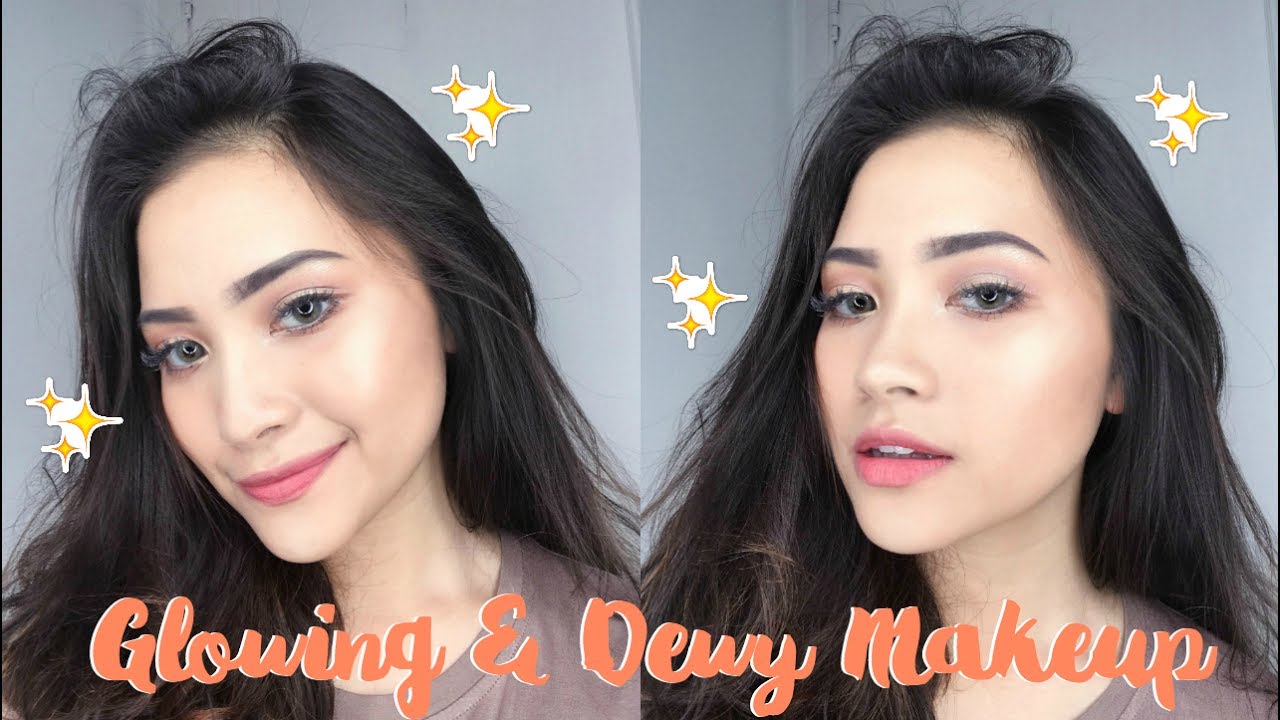Makeup Untuk Kulit Kering // Flawless, Glowing, Dewy Makeup for Dry Skin