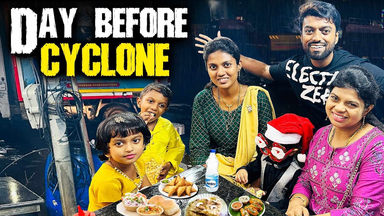 Day before Chennai Floods by Michaung Cyclone 🌀