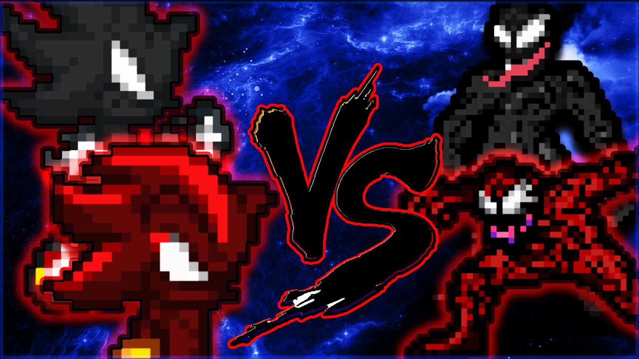 Dark Sonic Shadow vs Venom Carnage In Mugen