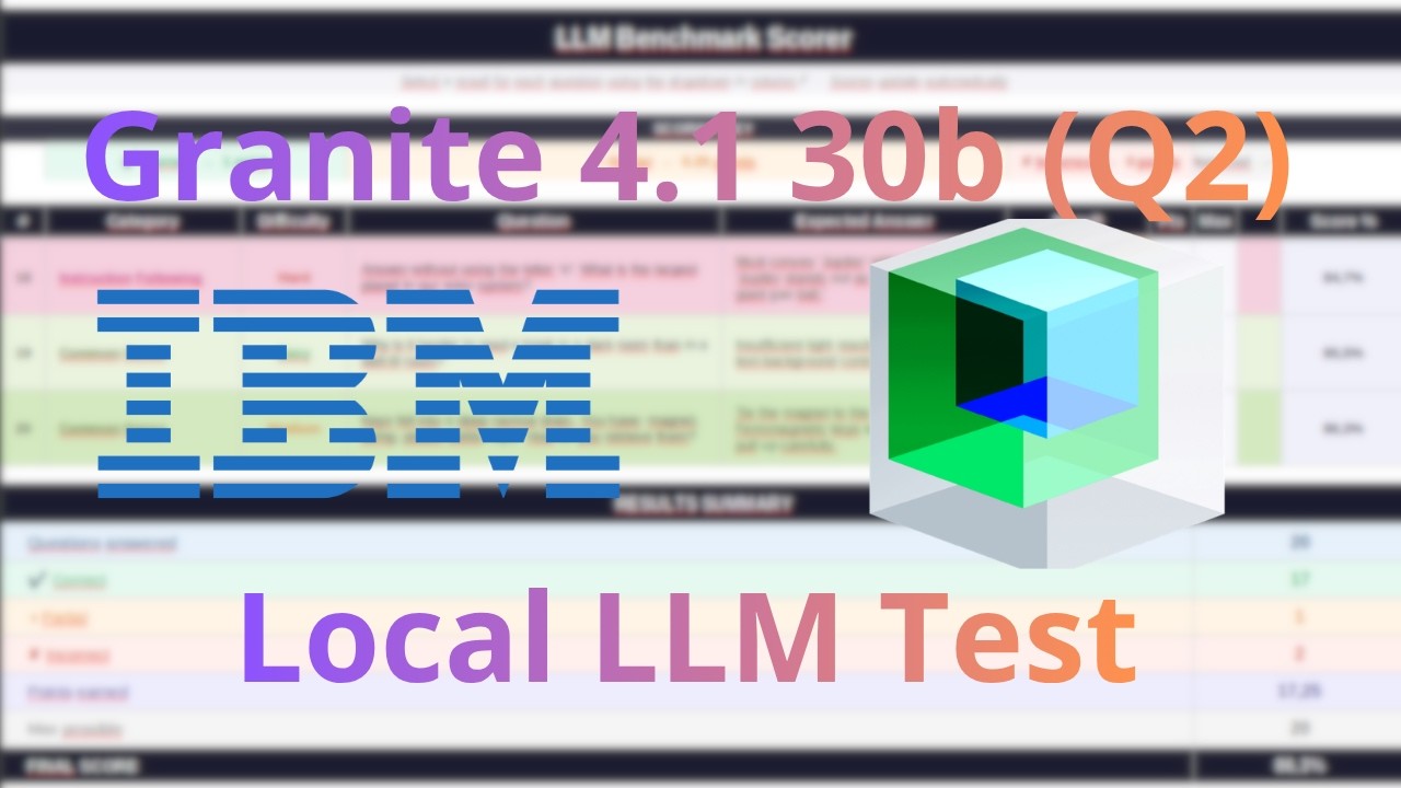 IBM Granite 30b (Q2) local LLM test! #ai #llm #coding #ollama #opensource #privacy #ibm