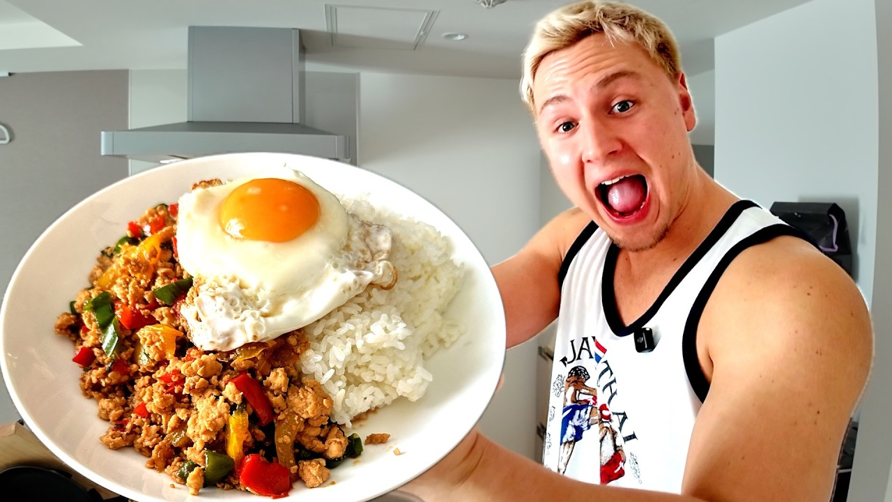 【革命】増量もダイエットもできる美味しすぎるガパオライスが出来ちゃいました！！【ヤンクツク】