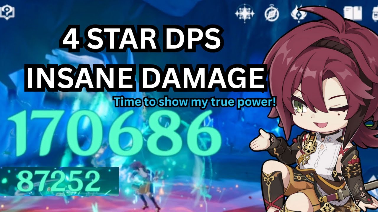 Heizou Hits 170K?! INSANE 4★ DPS Build | Genshin Impact Damage Test