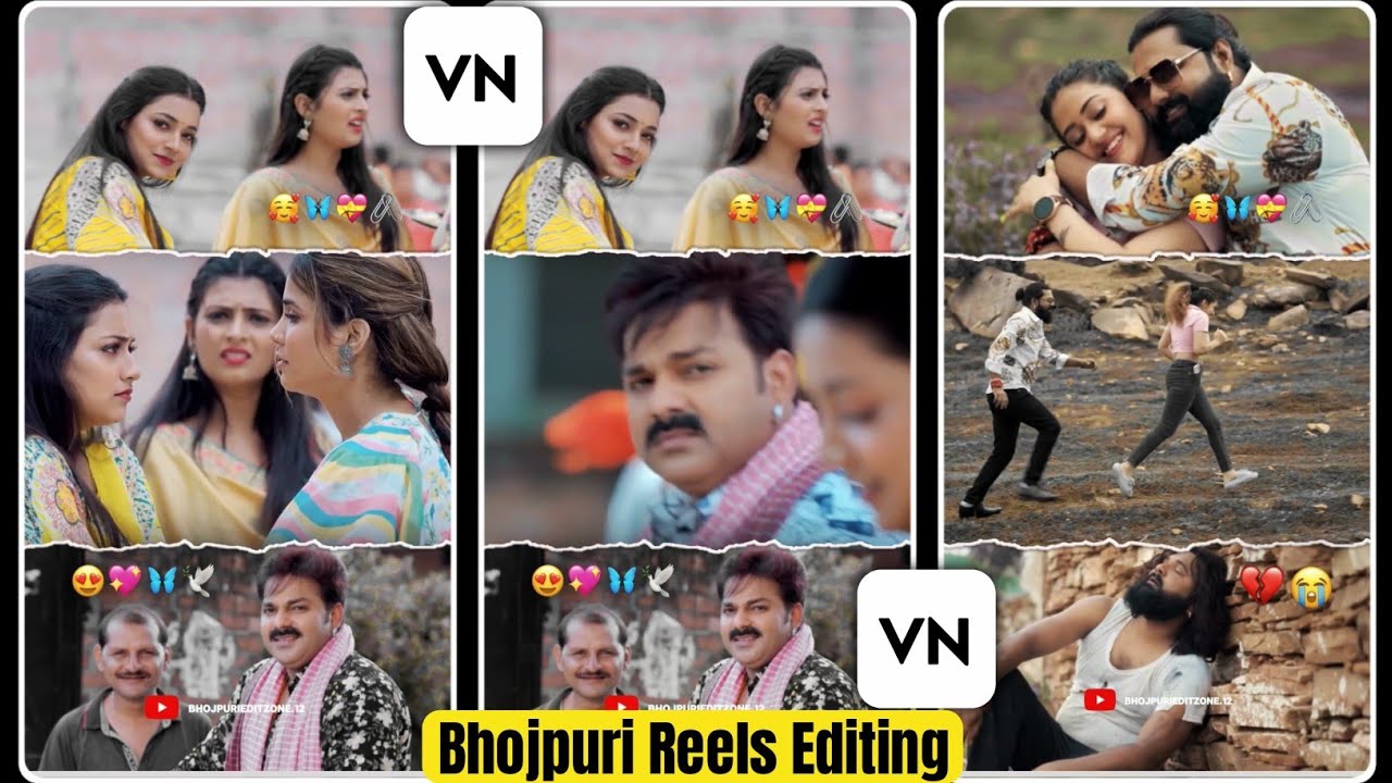 Instagram trending reels video editing | bhojpuri song reels editing in vn | vn reels editing