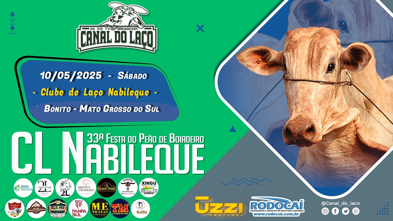 33ª Festa do Peão de Boiadeiro de Bonito | Clube de Laço Nabileque | Bonito - MS