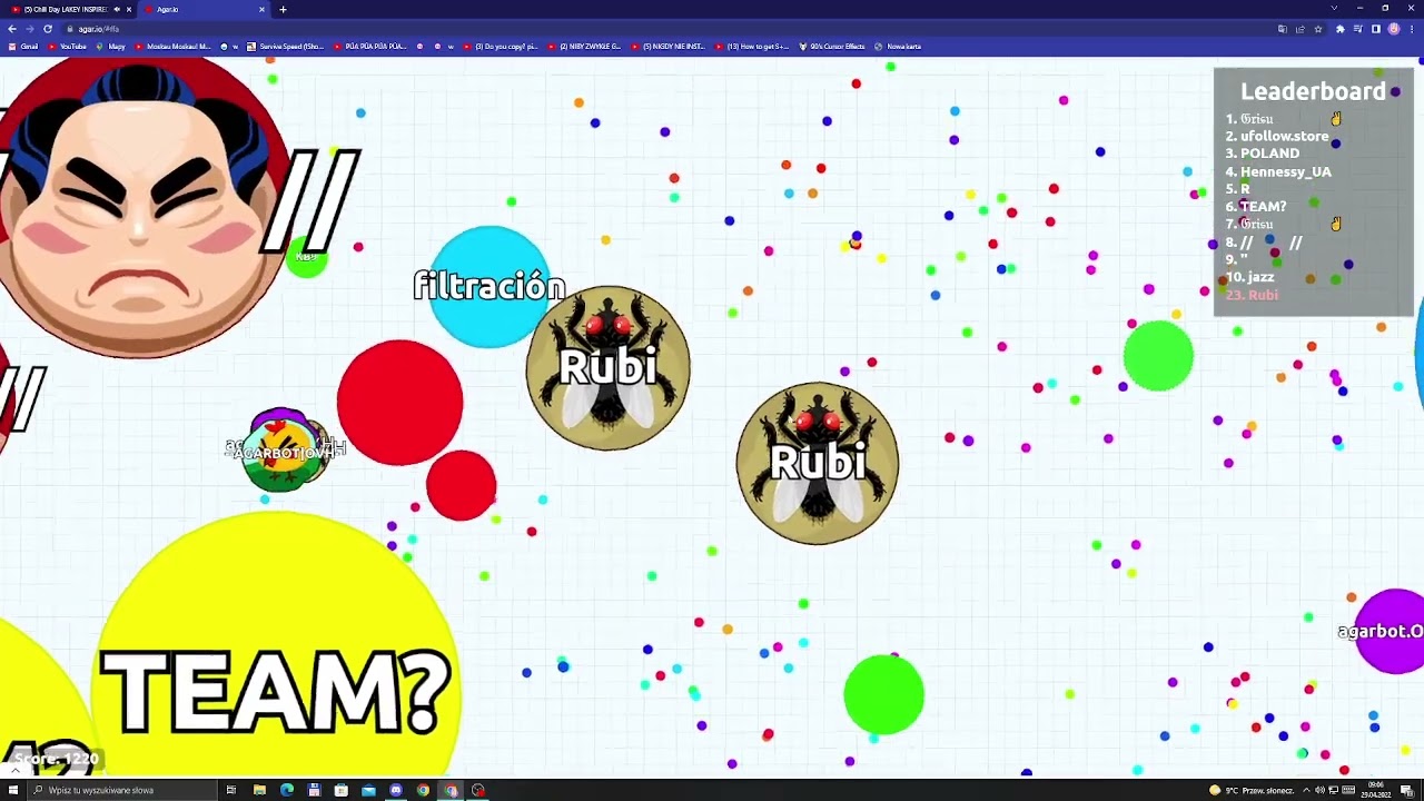 Agar.io |czemu tyle bot&oacute;w?
