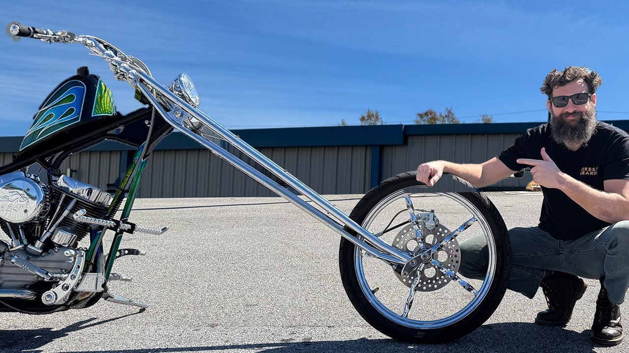 Riding Paul Sr.’s(Orange County Choppers) Personal daily rider