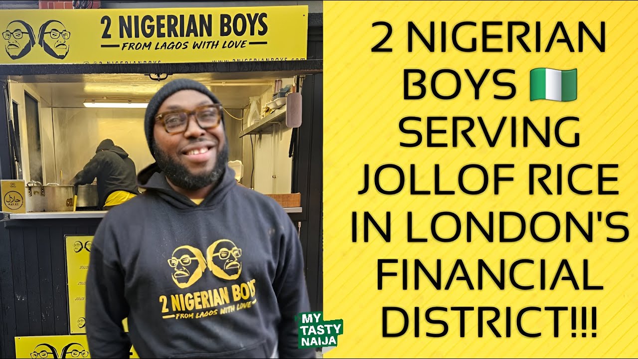WOW! Serving Jollof Rice From Lagos To London City | 2 Nigerian Boys | My Tasty Naija Episode 41