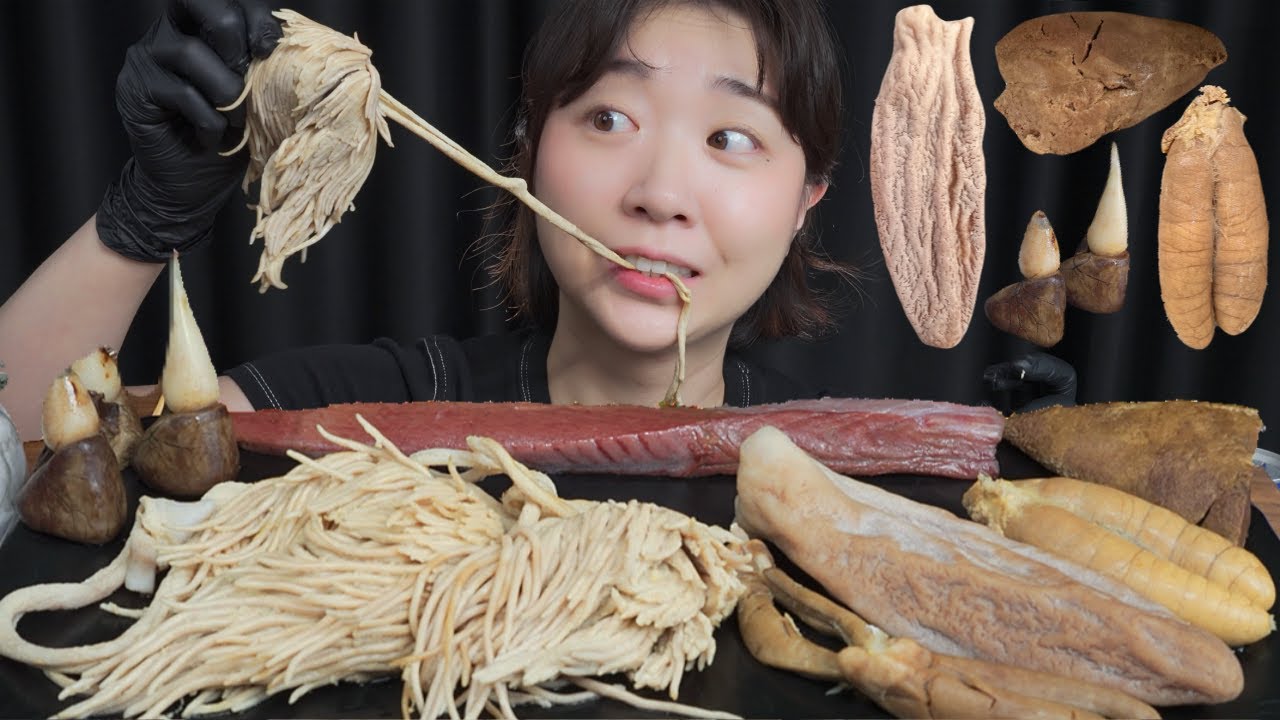 кишечник рыбы / Mukbang eating show