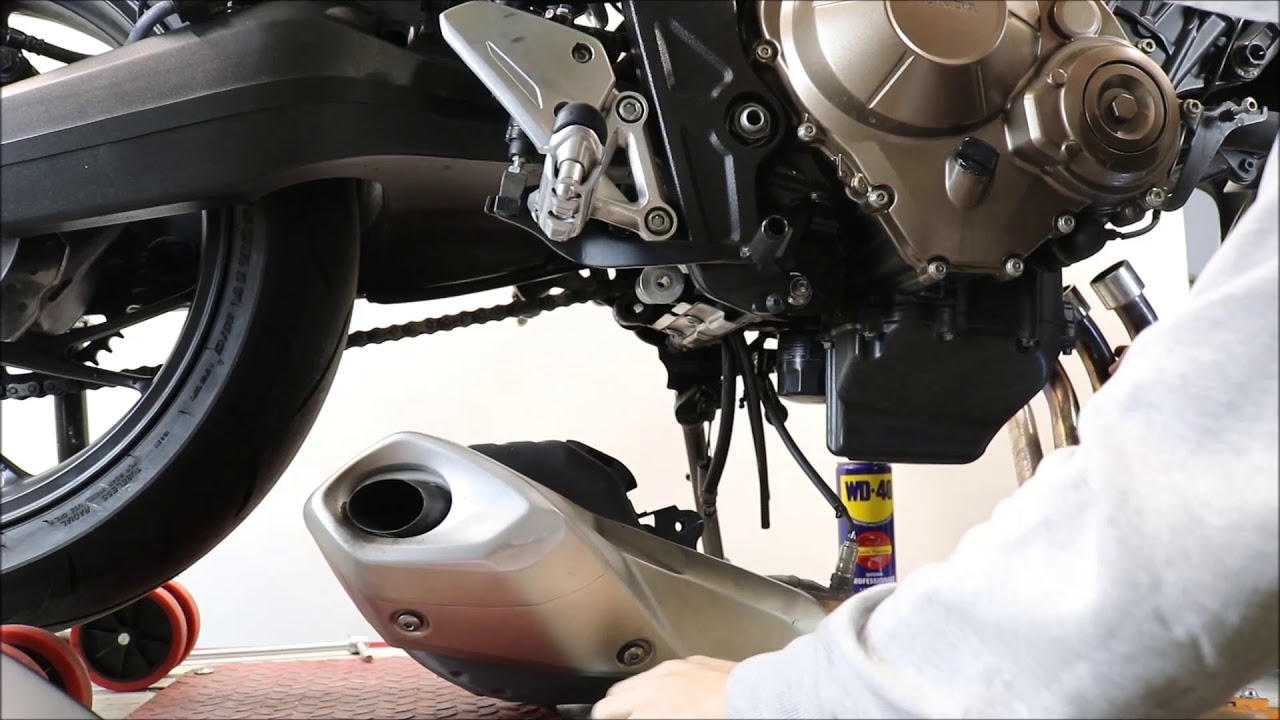SCARICO GPR ISTRUZIONI CBR 650 F 2017 18  FITTING INSTRUCTION GPR EXHAUST SYSTEMS