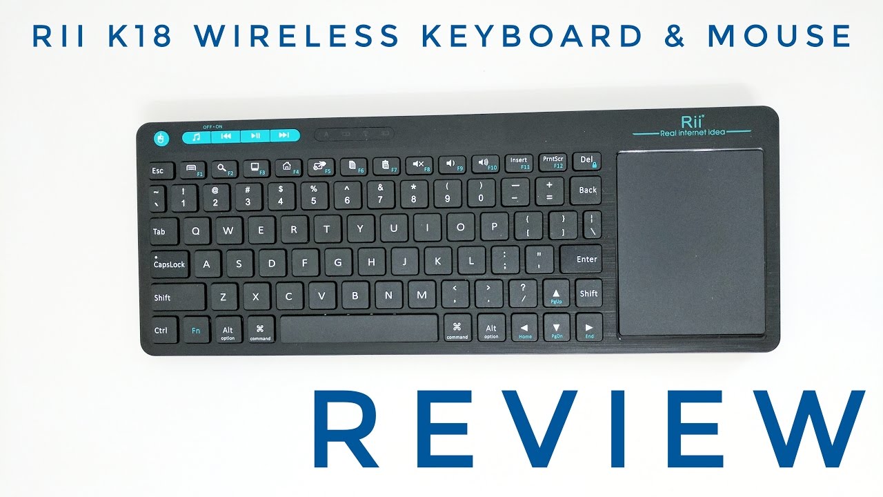 Rii K18 Wireless Keyboard & Mouse for TV Box, Windows, Mac, Raspberry Pi