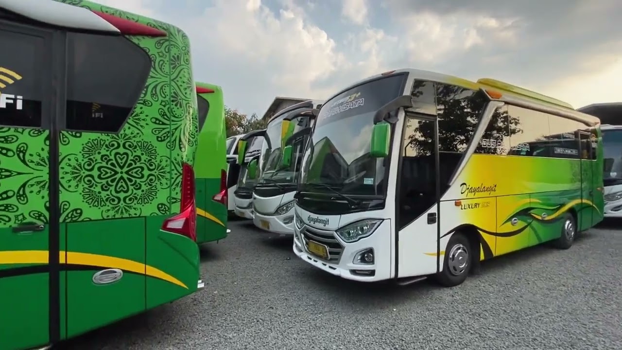Ngabuburit main ke garasi “Djayalangit”bus pariwisata yang rekomendasi 🔥❗️jarang terekspos