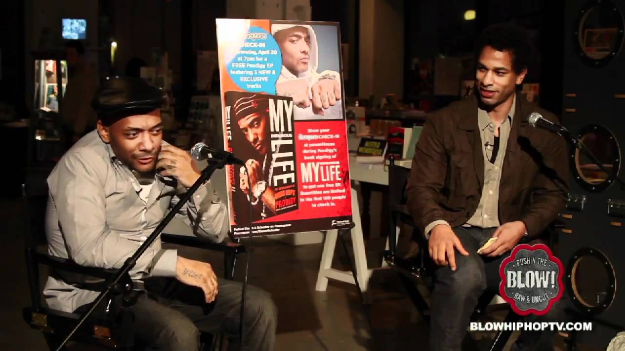 PRODIGY - MY INFAMOUS LIFE BOOK SIGNING: BLOWHIPHOPTV.COM