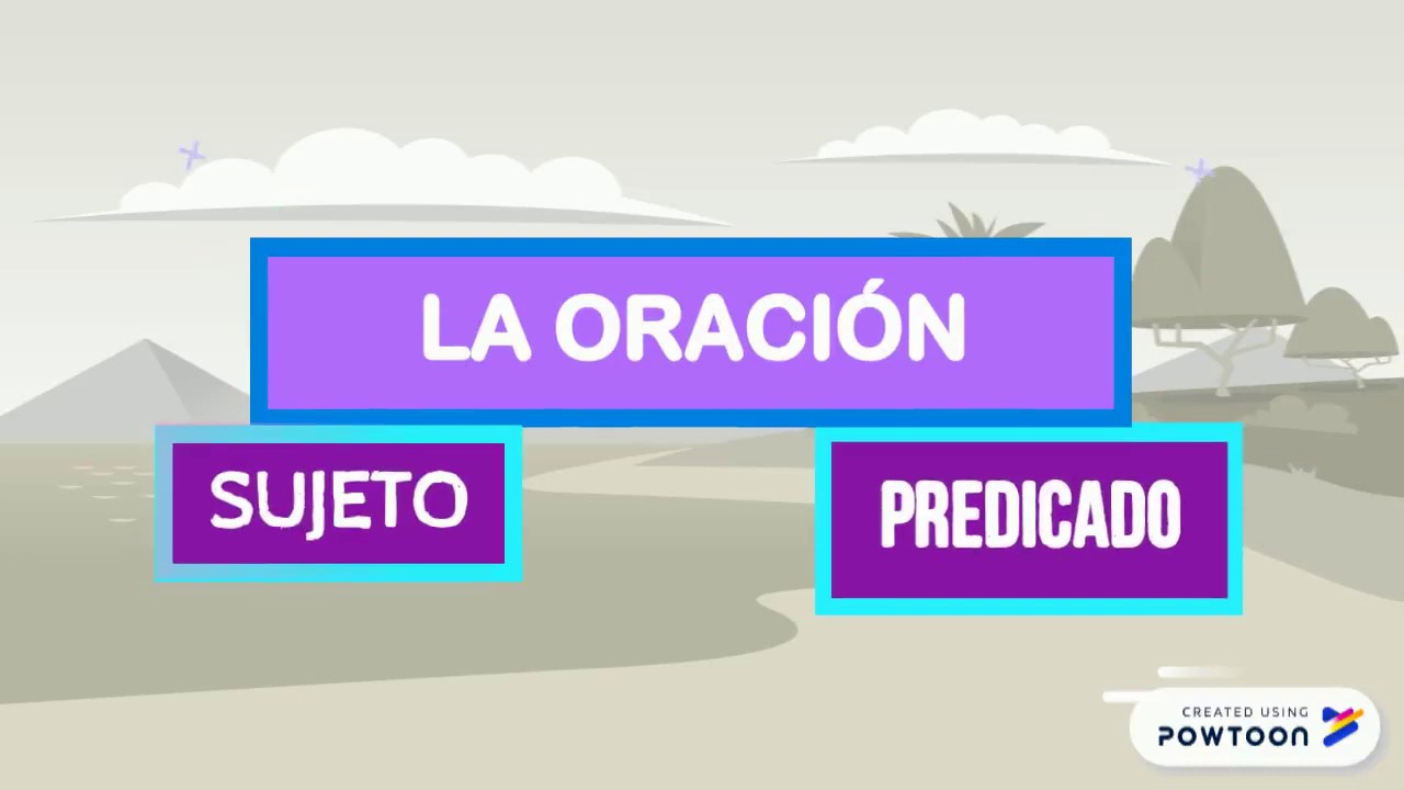 La Oración: Sujeto y Predicado