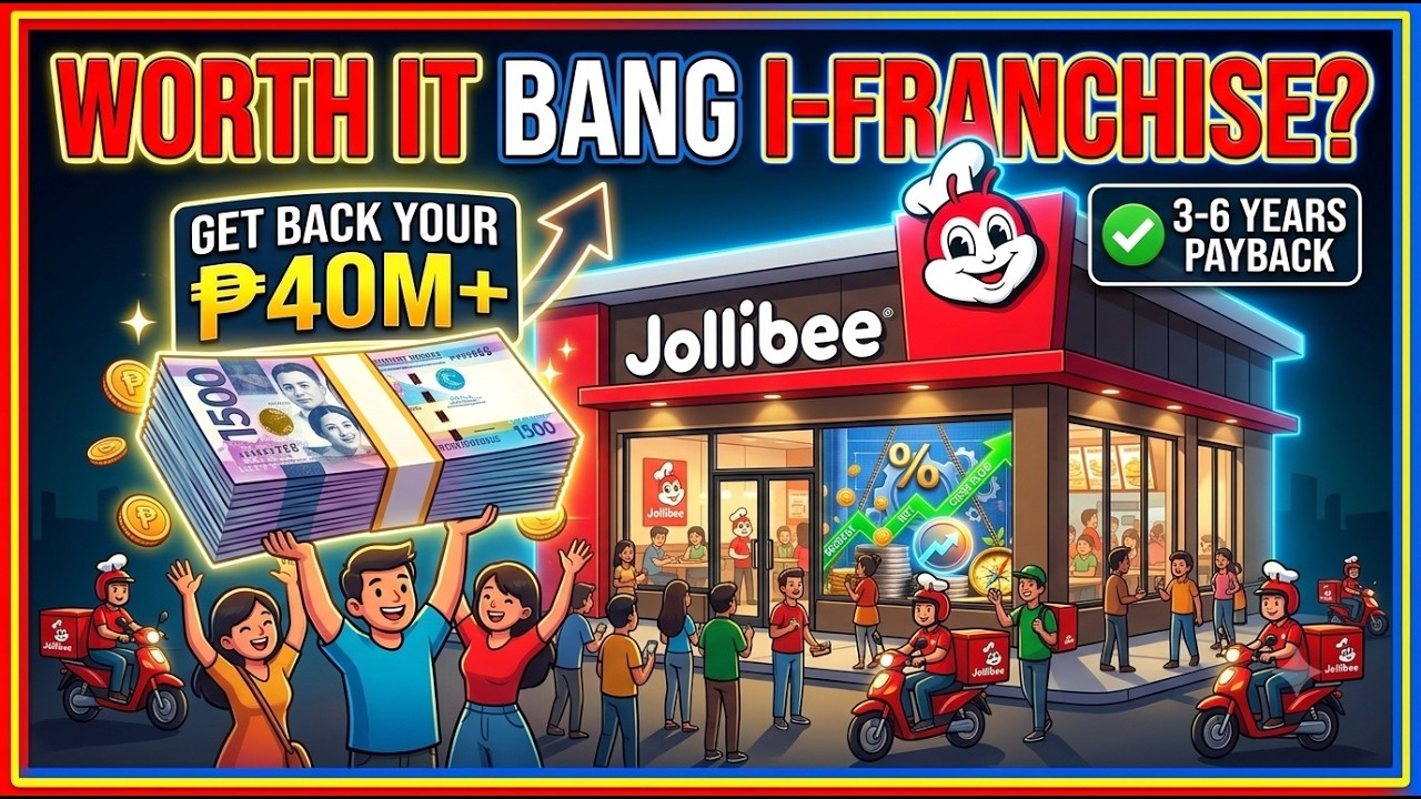 Magkano Kikitain sa Jollibee? | The Economics of Owning a Franchise