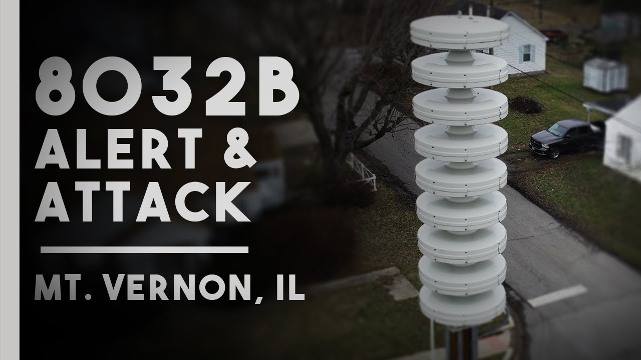Federal Signal Modulator 8032B | Alert & Attack | Mt. Vernon, IL (Jefferson Co.Tornado Siren Test)