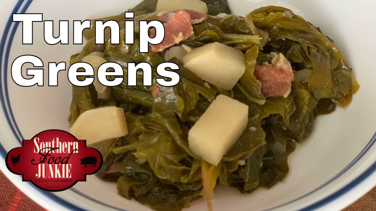 Southern Style Turnip Greens with Turnips | New Years Day 