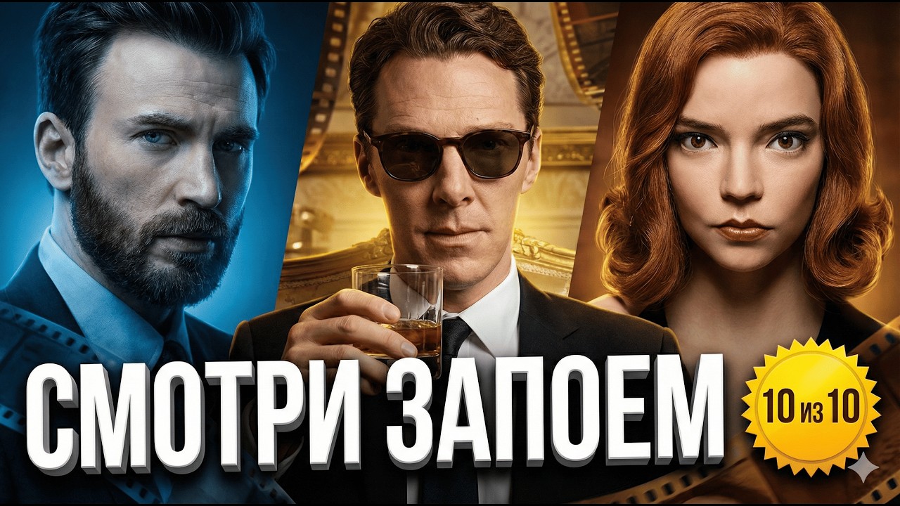 Лучше любого фильма! Топ-10 Сериалов с высоким рейтингом (Netflix, HBO, Apple) 🔥 #кино #serial