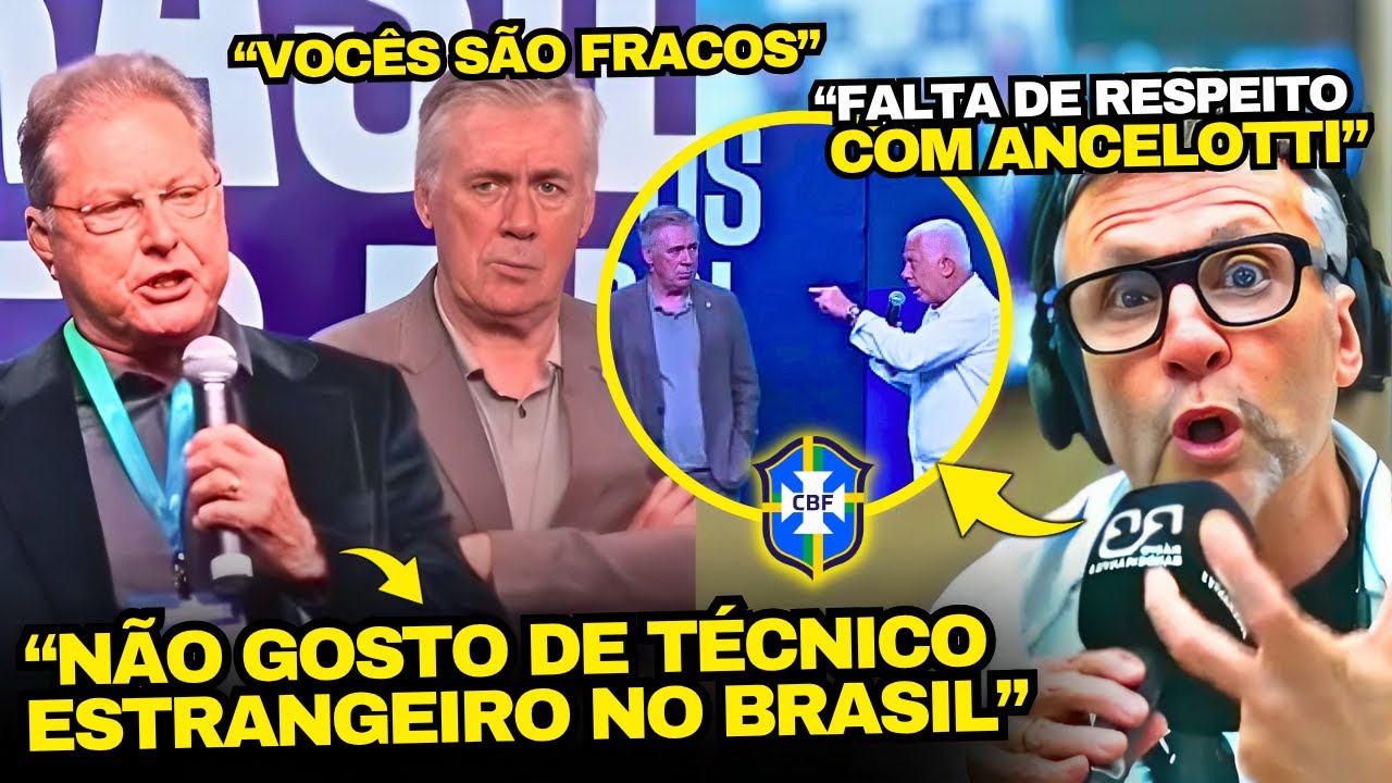 ABSURDO! TREINADORES HUMILHAM ANCELOTTI E NETO FICOU REVOLTADO