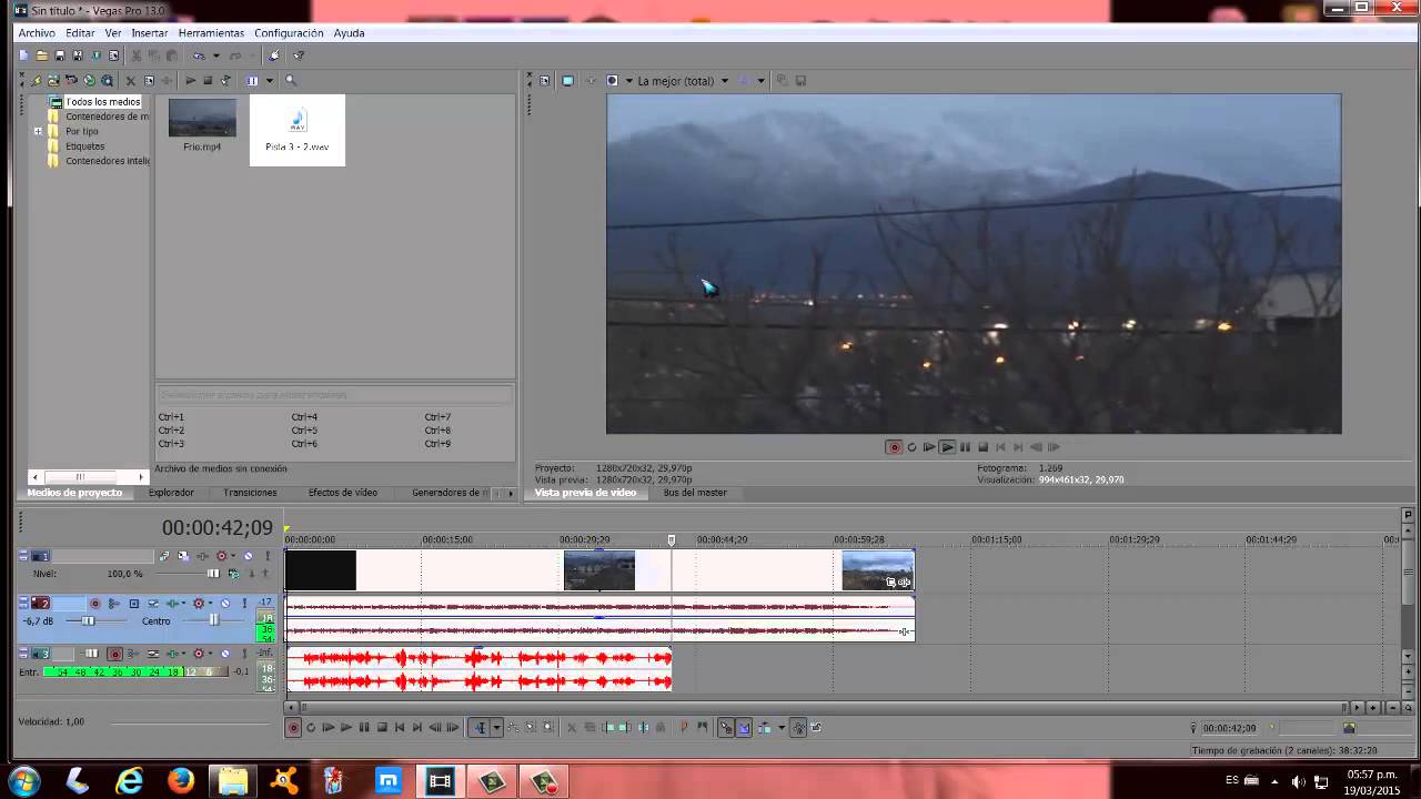 SONY VEGAS PRO 13. Tutorial Cómo grabar la propia voz. Narrar un video