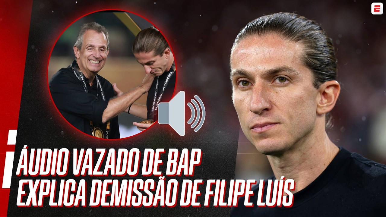 &Aacute;UDIO VAZADO DE BAP! PRESIDENTE DO FLAMENGO EXPLICA DEMISS&Atilde;O DE FILIPE LU&Iacute;S | FSHOW