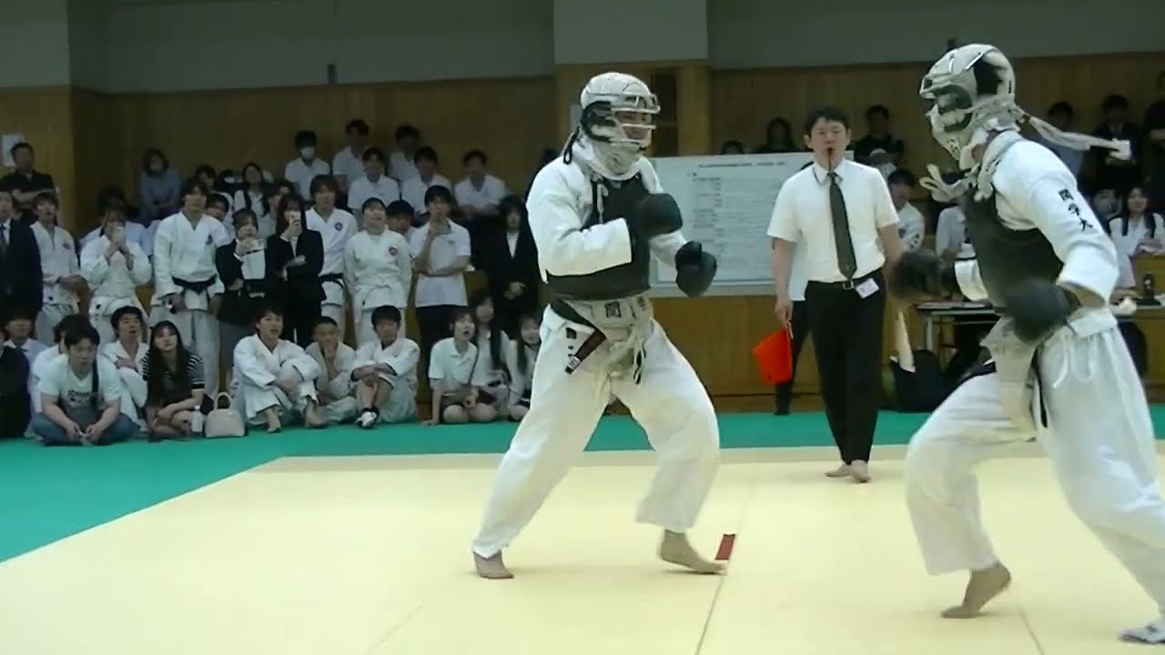 2025日本拳法西日本学生拳法個人選手権大会 男子2段の部 決勝戦 田中天（関西学院大学）VS 木下星七（関西学院大学）@nipponkenpo