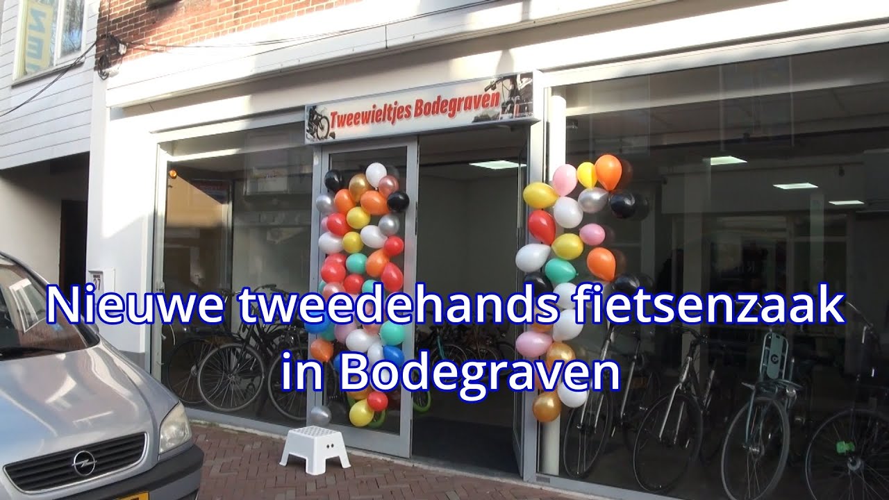 Nieuwe tweedehands fietsenwinkel in Bodegraven