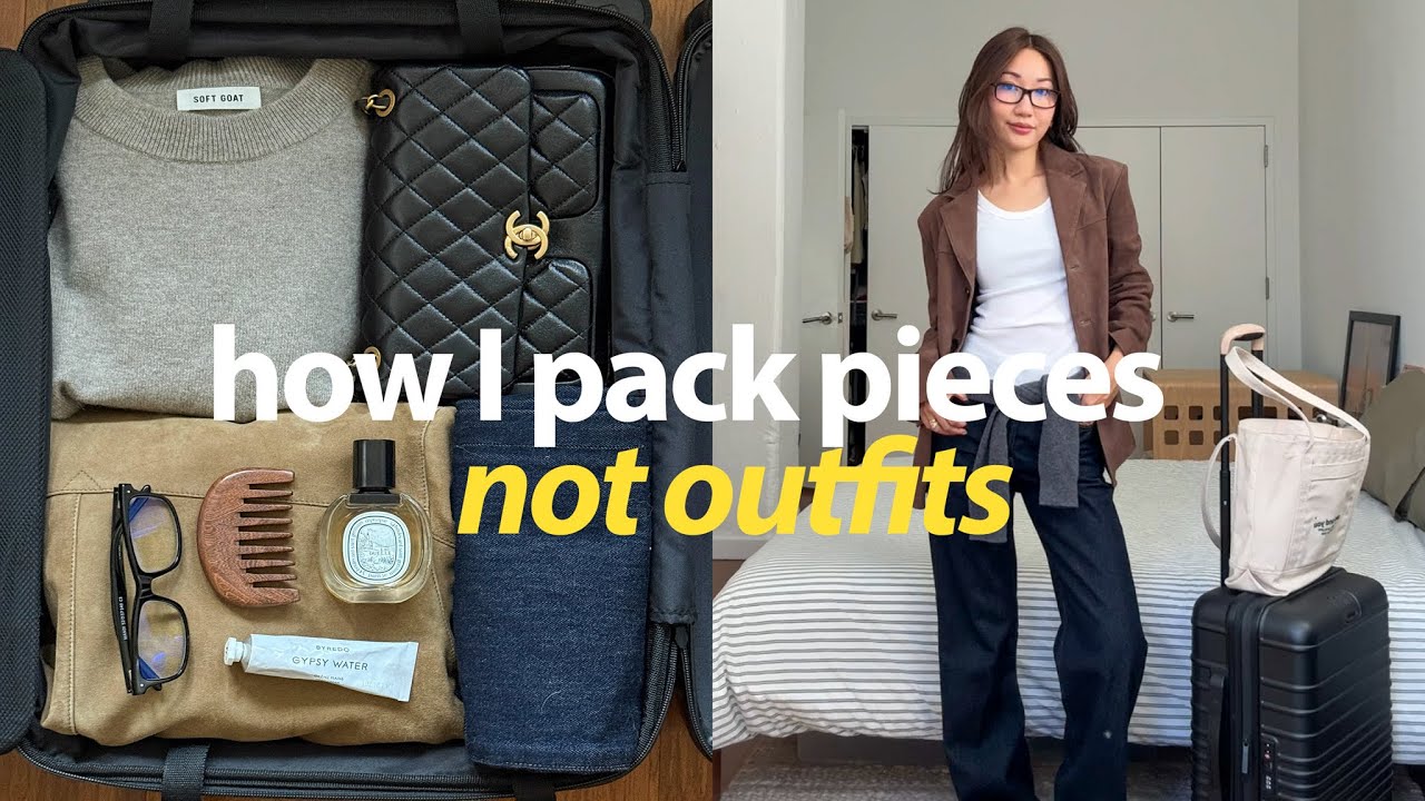 pack with me for my trip | realistic cozy outfits + travel must haves