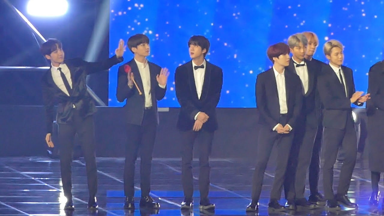 20190105 GoldenDiscAwards BTS 방탄소년단 엔딩 무대인사 Ending stage