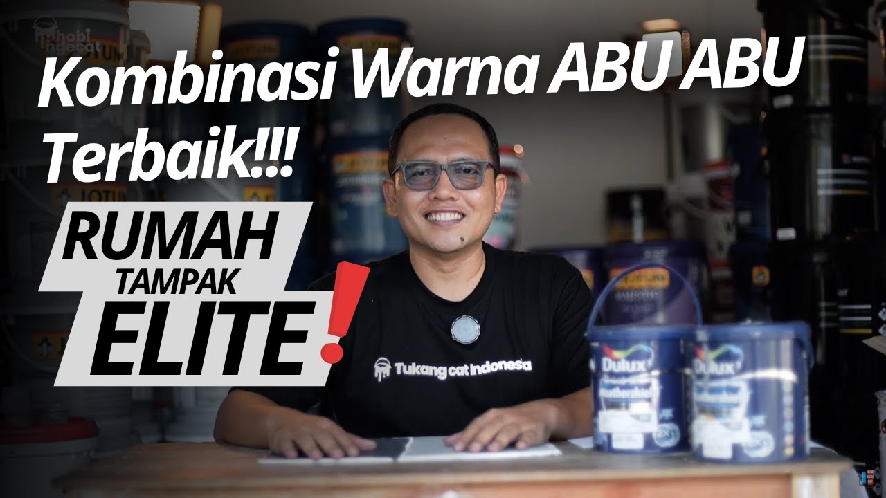 REKOMENDASI Warna ABU-ABU TERBAIK dari Hobi Ngecat !! Rumah Tampak Elite dengan Kode Warna ini